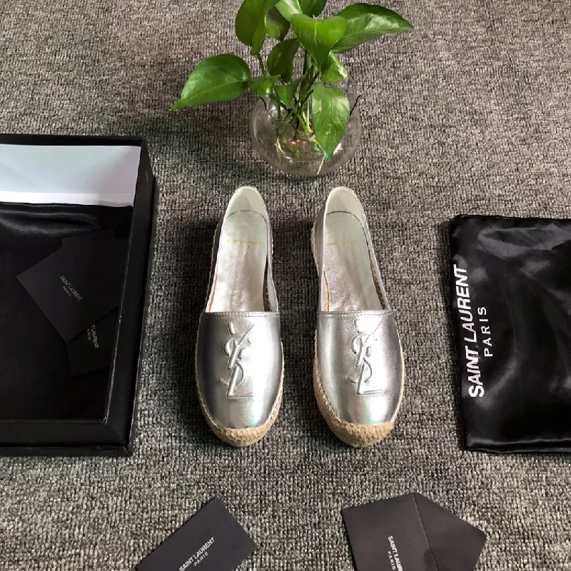 Christian Dior MONOGRAM ESPADRILLES IN METALIZED LAMBSKIN