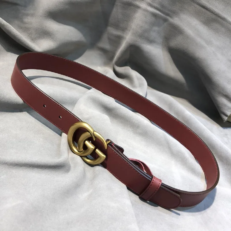 Gucci 2015 Re-Edition Wide Belt Red GG. Women Belt ?400593