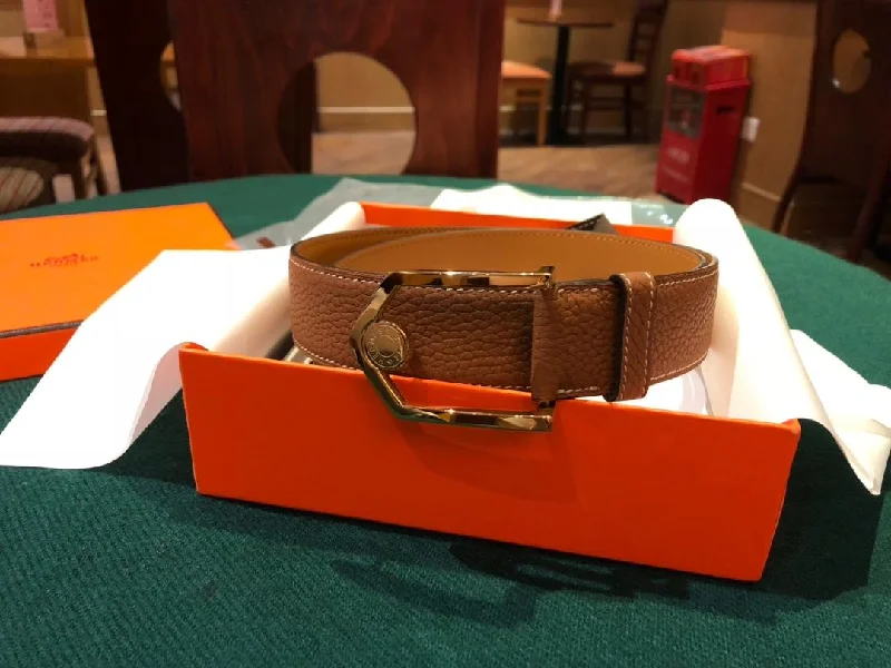 Hermes Belt Buckle and Reversible Strap Orange For Women. Women Belt