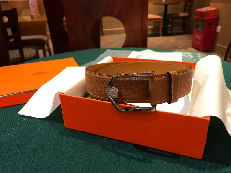 Hermes Belt Buckle and Strap Orange For Women. Women Belt