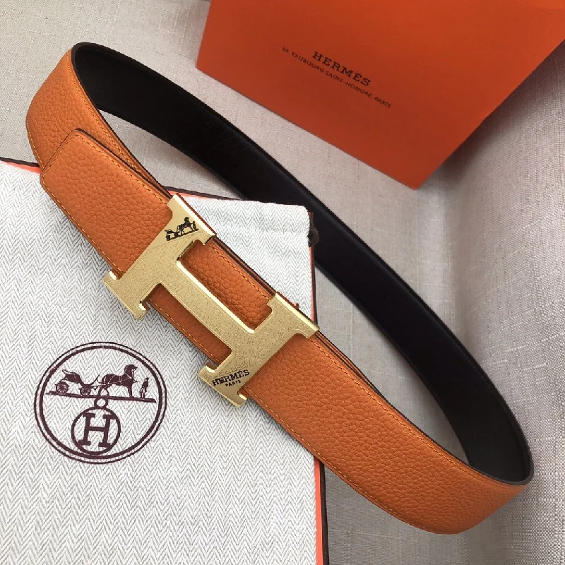 Hermes H Belt Buckle and Reversible Brown For Women. Women Belt