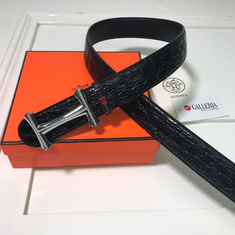 Hermes Mors H Belt Buckle and Strap Black For Women. Women Belt