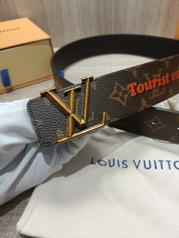 Louis Vuitton Iconic Reversible LV Belt Brown LV Women Belt