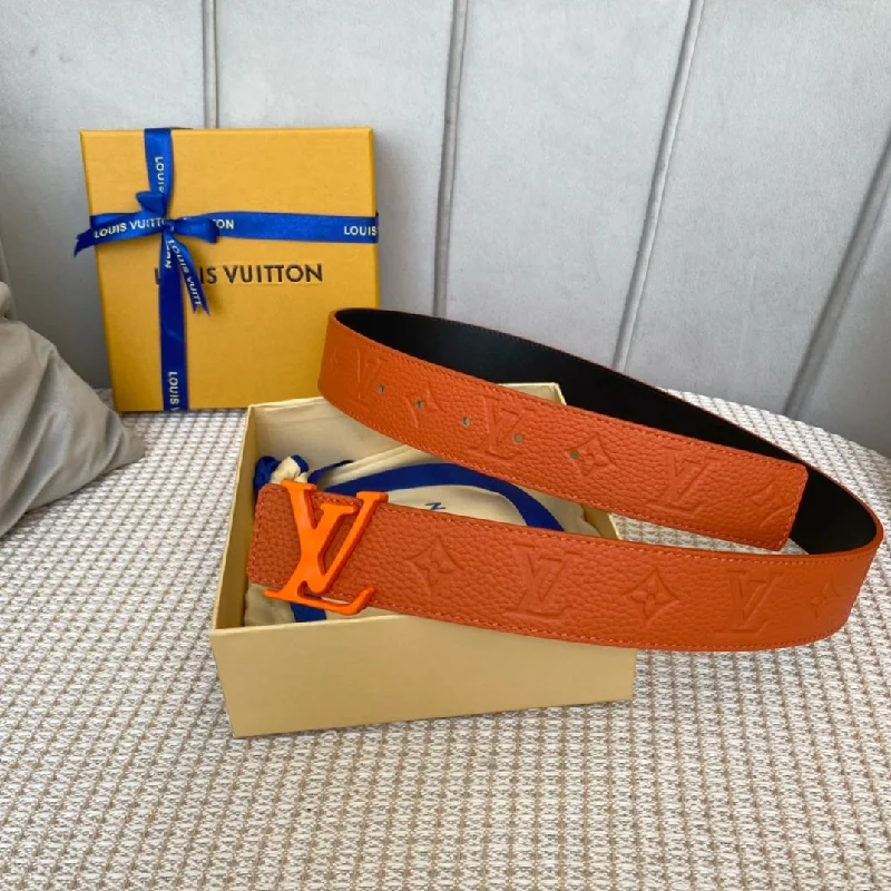 Louis Vuitton Iconic Reversible LV Belt Orange LV Women Belt