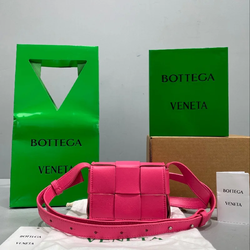 Bottega Veneta Candy Cassette Pink. For Women. Women-s Bags 4.7in/12cm 666688VMAY16419