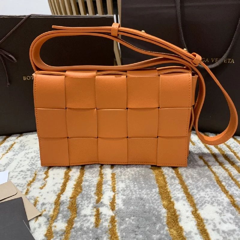 Bottega Veneta Cassette Bag For Women 9.1in/23cm In Tangerine 578004VMAY17003