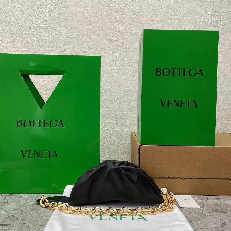 Bottega Veneta Chain Pouch Black. For Women. Women-s Bags 12.2in/31cm