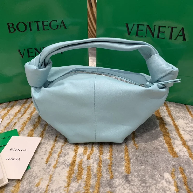 Bottega Veneta Double Knot Bag For Women 11.8in/30cm In Light Blue