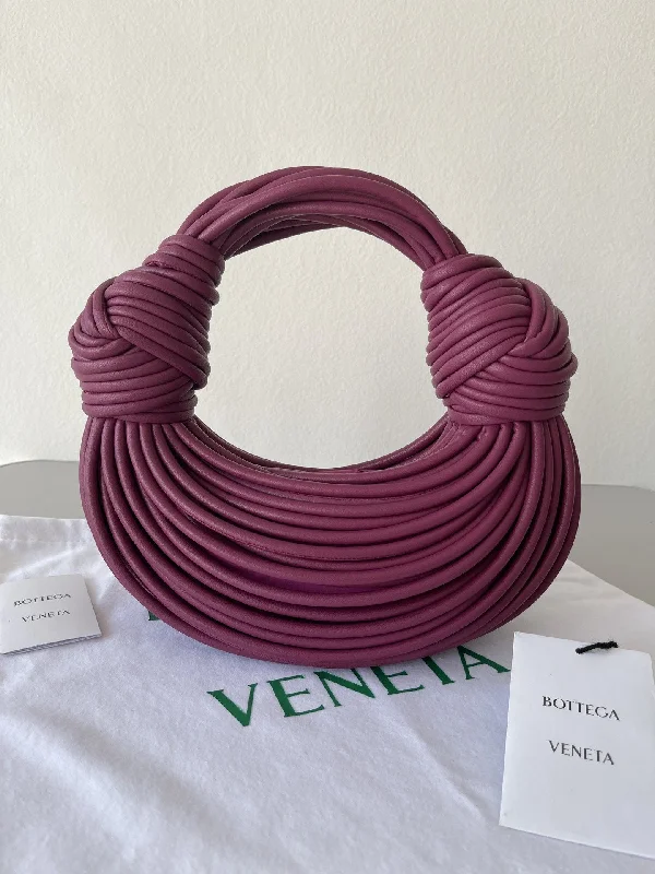 Bottega Veneta Double Knot Purple. For Women. Women-s Bags 9.8in/25cm