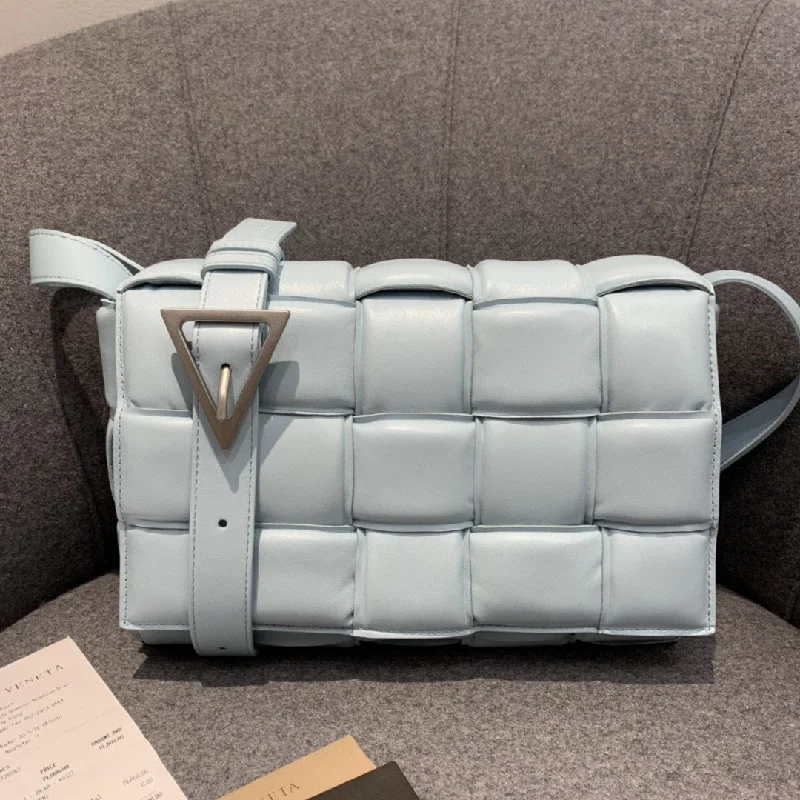 Bottega Veneta Padded Cassette Bag For Women 10.2in/26cm In Light Blue