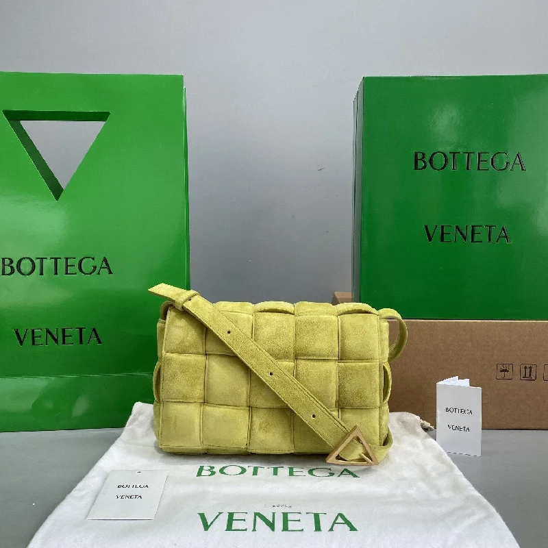 Bottega Veneta Padded Cassette Yellow. For Women. Women-s Bags 10.2in/26cm