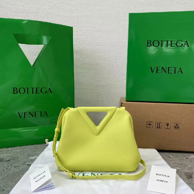 Bottega Veneta Point Yellow. For Women. Women-s Bags 8.6in/22cm 658476VCP403458