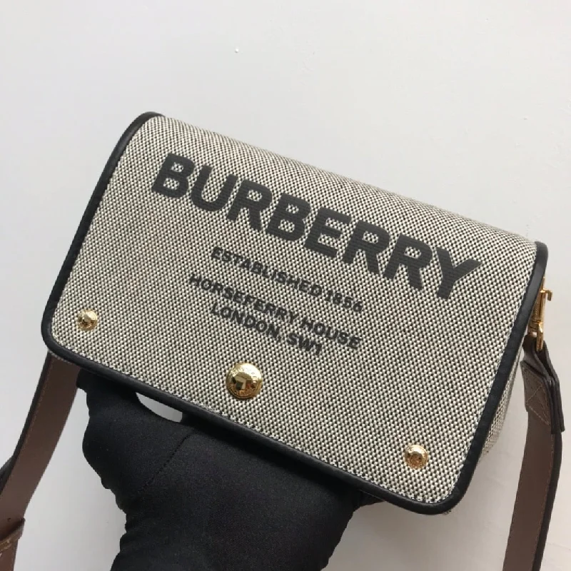 Burberry Horseferry Print Cotton Canvas Small Crossbody Bag For Women. Women-s Bags 7.1in/18cm 80398691