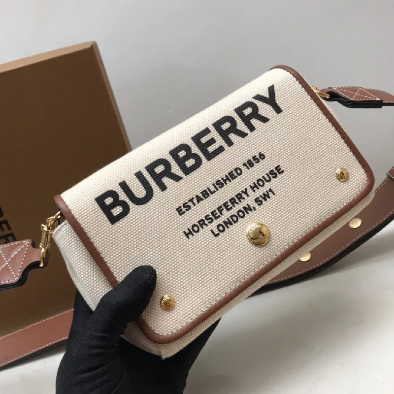 Burberry Horseferry Print Cotton Canvas Small Crossbody Bag For Women. Women-s Bags 7.1in/18cm 80518441