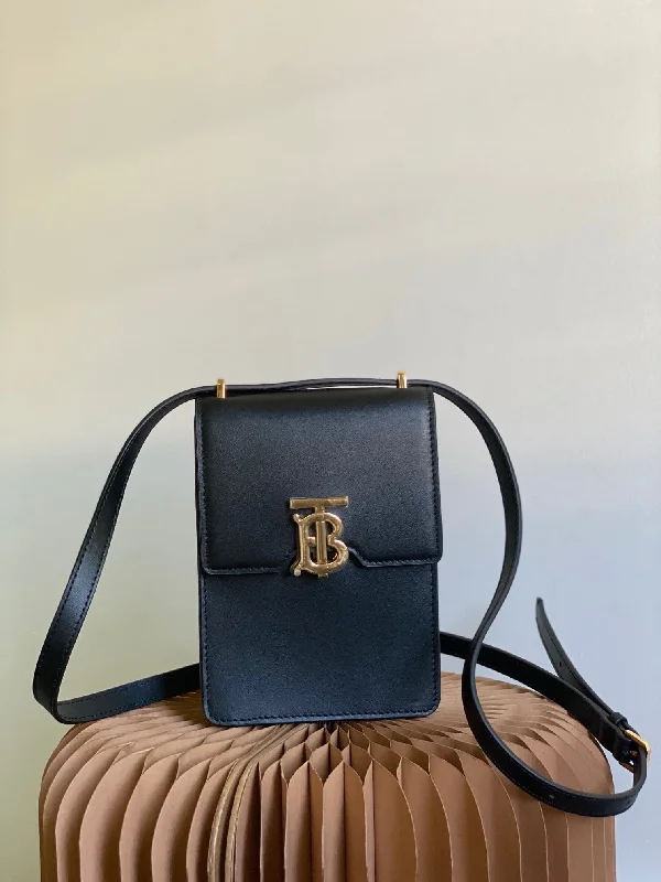 Burberry Robin Bag Monogram Black For Women. Women-s Bags 7.5in/14cm 80330421