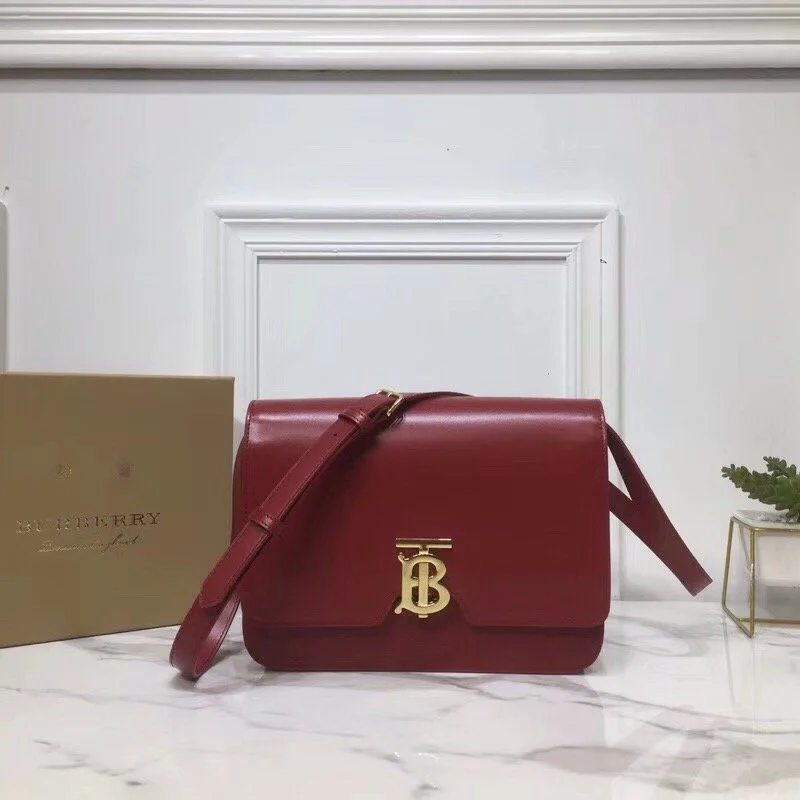 Burberry Small TB Crossbody Bag Monogram Light Red For Women. Women-s Bags 8.3in/21cm