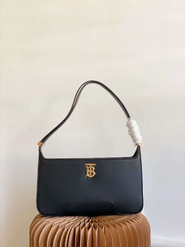 Burberry Thomas Shoulder Bag Monogram Black For Women. Women-s Bags 5.5in/14cm 80462461