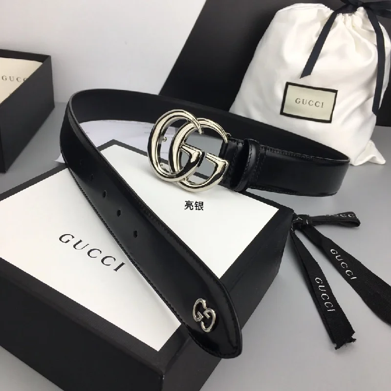 Gucci Belt With Double G Buckle Black For Women. Women Belt