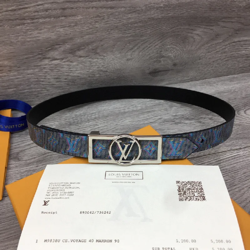 Louis Vuitton Dauphine Belt Blue