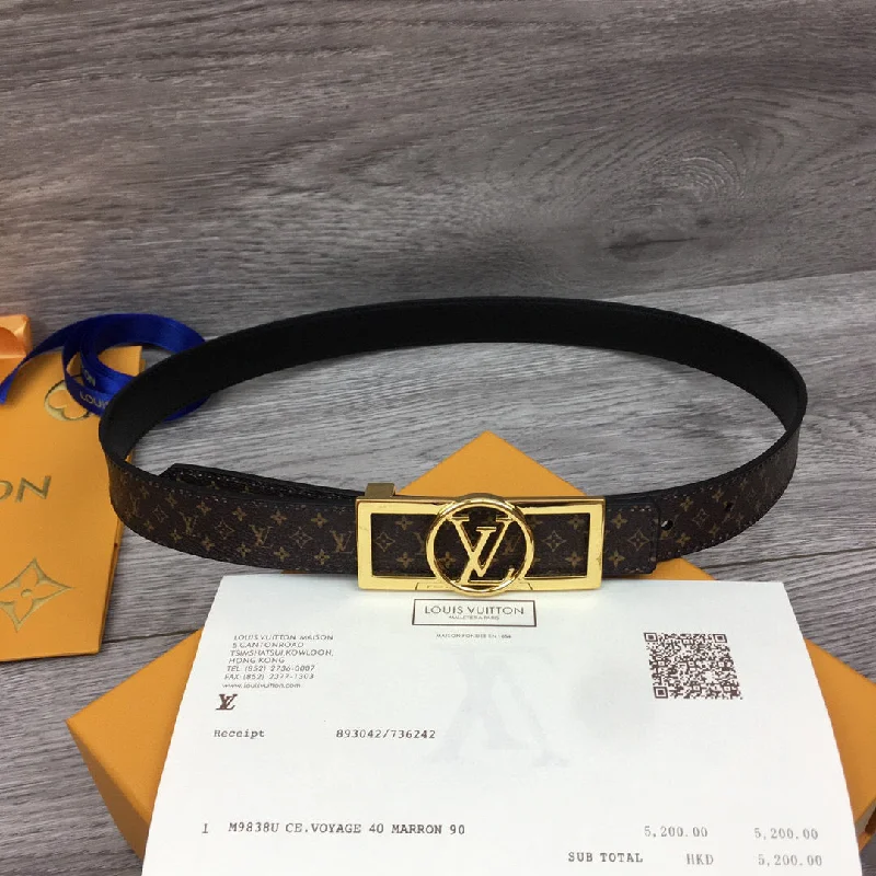 Louis Vuitton Dauphine Belt Brown