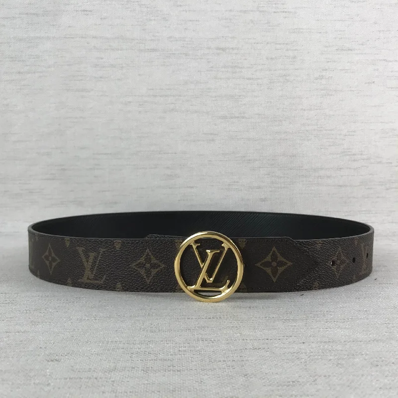 Louis Vuitton LV Circle Reversible Belt Monogram Canvas LV Women Belt