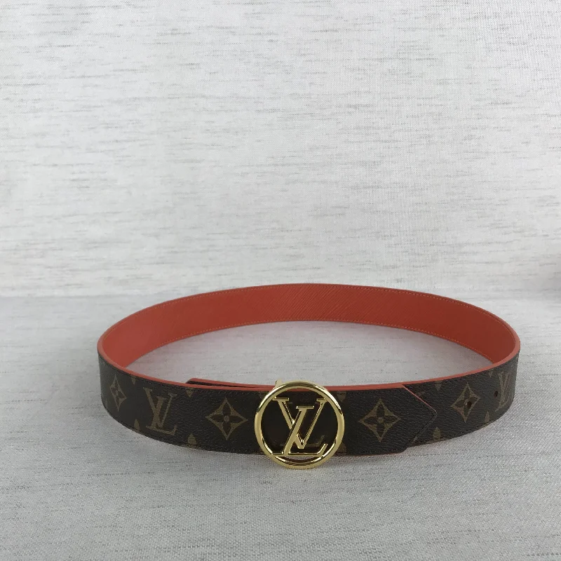 Louis Vuitton LV Circle Reversible Monogram Canvas. LV Women Belt M9936V