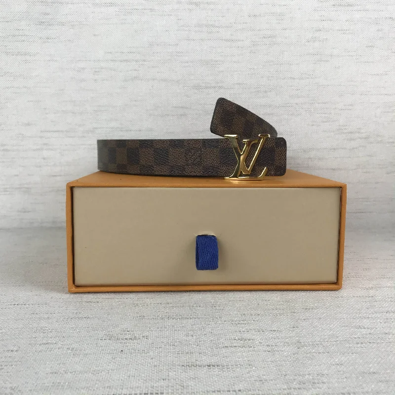 Louis Vuitton LV Iconic Reversible Belt Damier Canvas. LV Women Belt