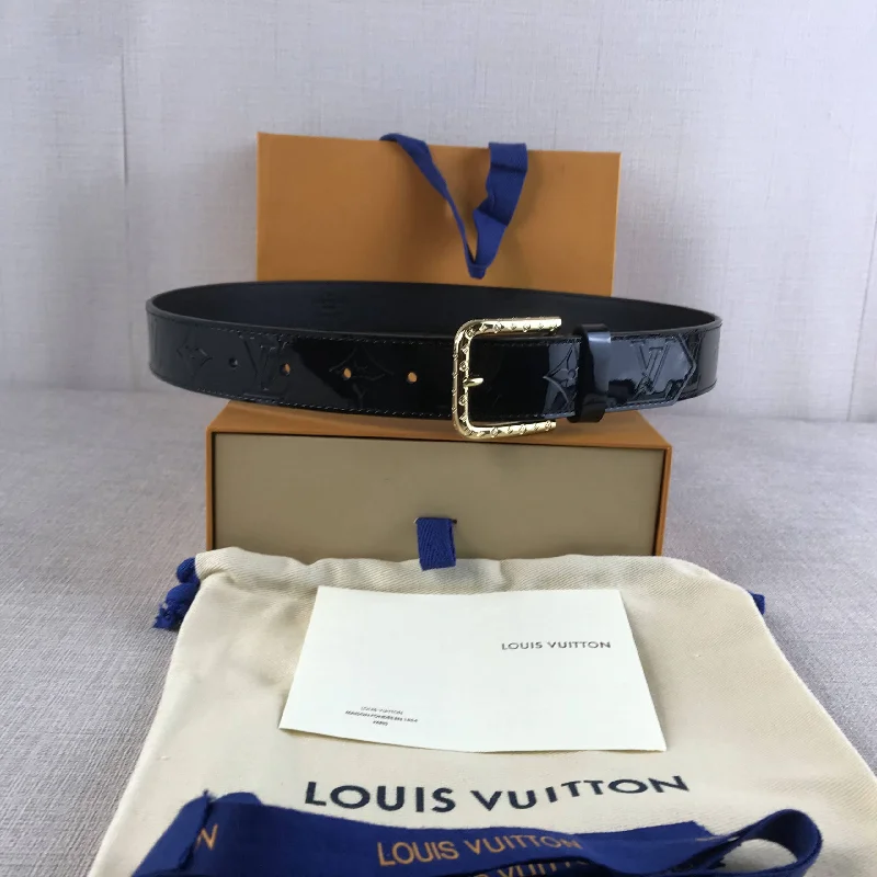 Louis Vuitton Square Iconic Belt Black