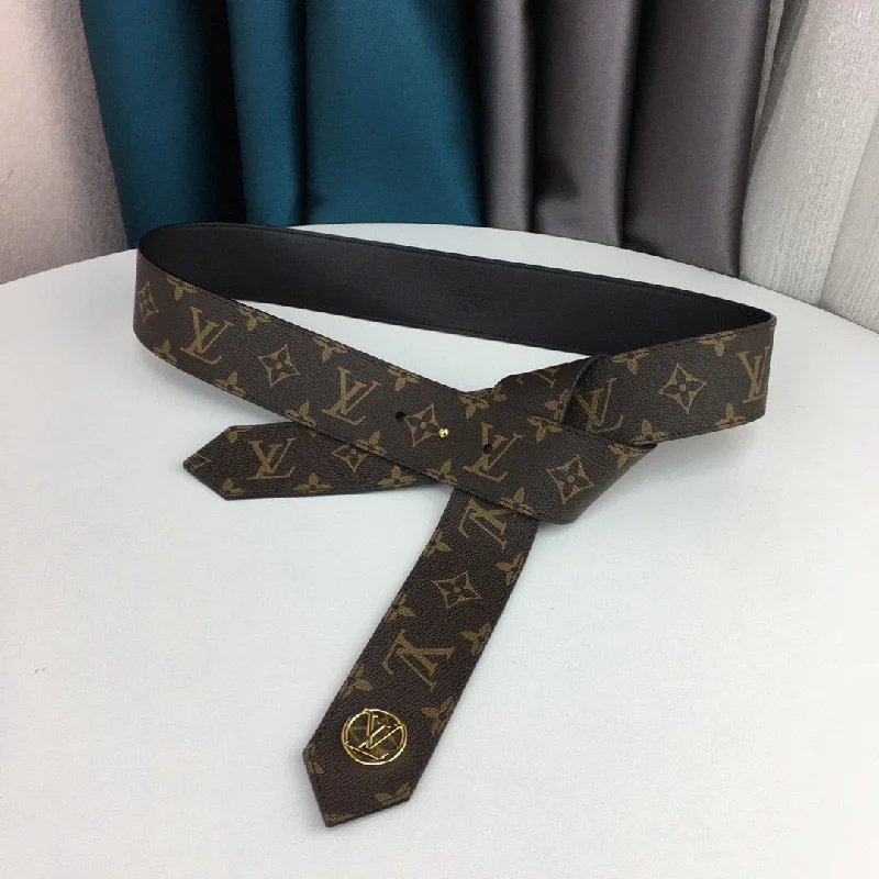 Louis Vuitton Tie The Knot Belt Monogram Canvas. LV Women Belt M0244U