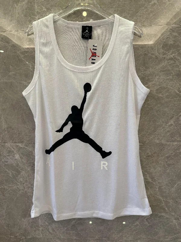 Air Jordan white tank top