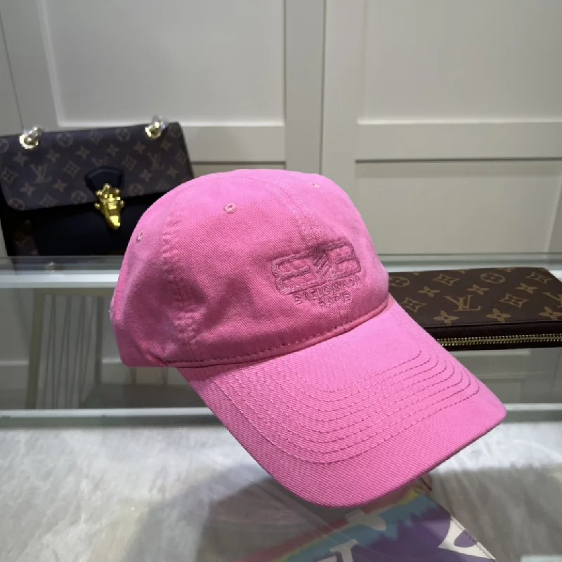 Balenciage BB Paris Icon Cap Pink Cap 704105410B20565