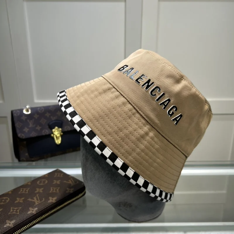 Balenciage Bucket Hat Beige Hat