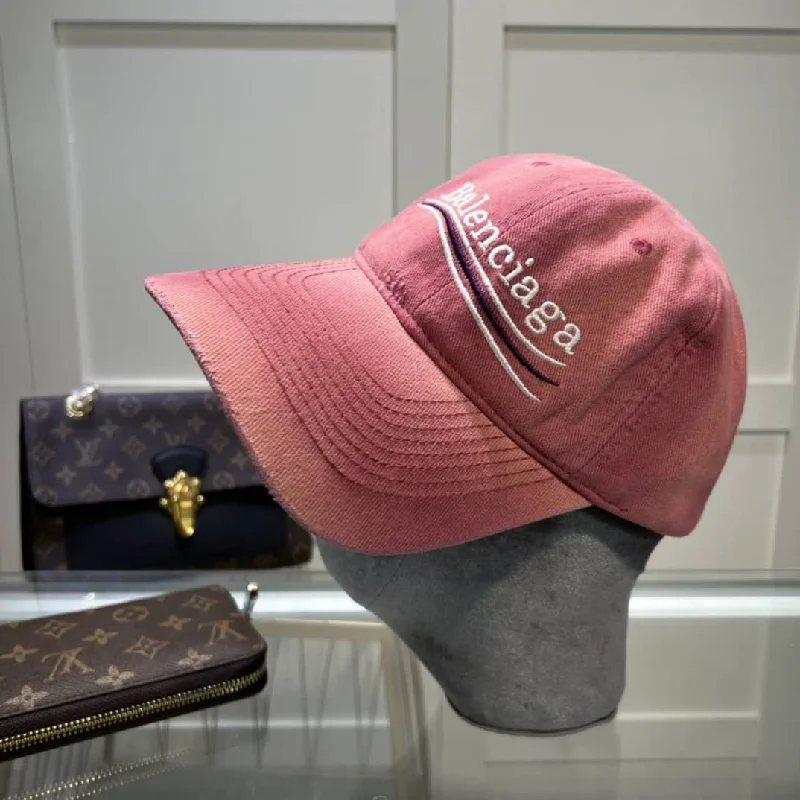 Balenciage Political Campaign Cancelled Light Red Cap