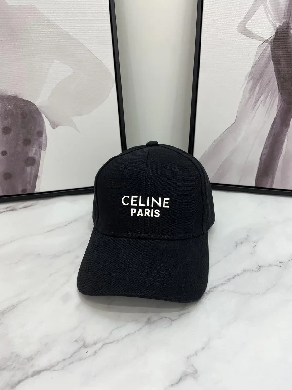 Celine Baseball Cap Black Celine Cap