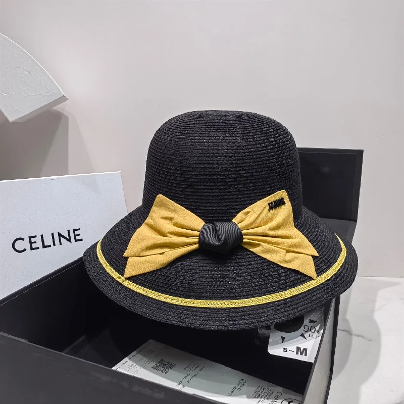 Celine Bucket Summer Hat Black Celine Hat