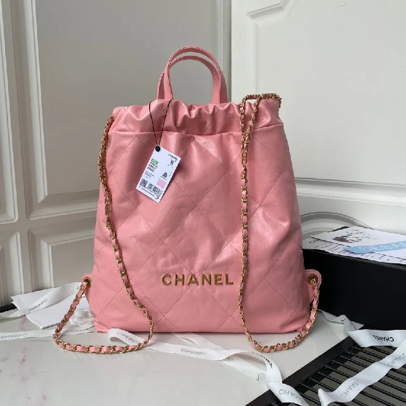 Chanel Backpack Light Pink Large Bag For Women 51cm/20in