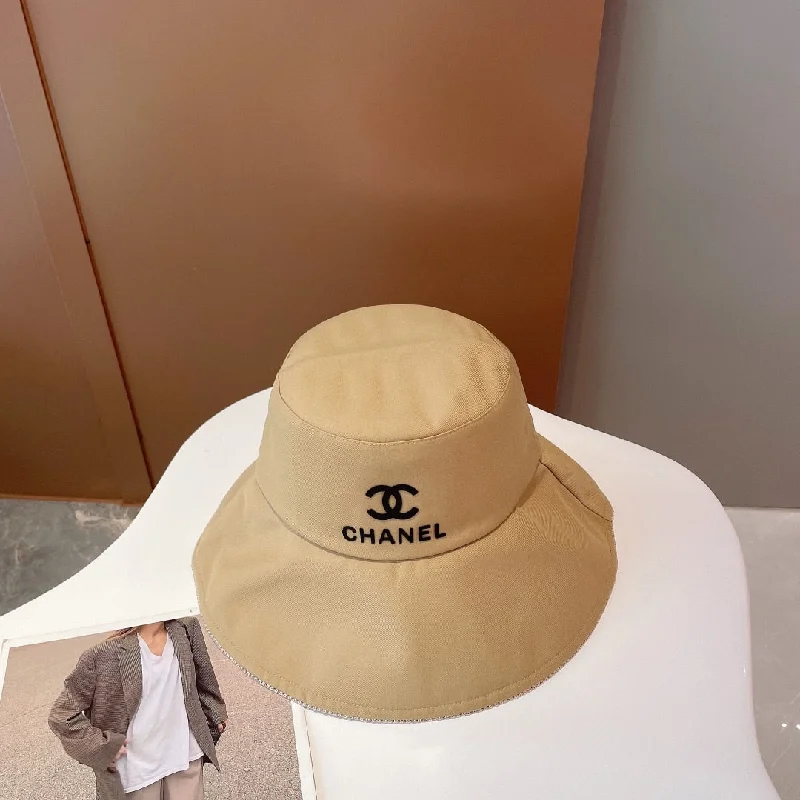 Chanel Cloche Hat Beige Chanel Hat