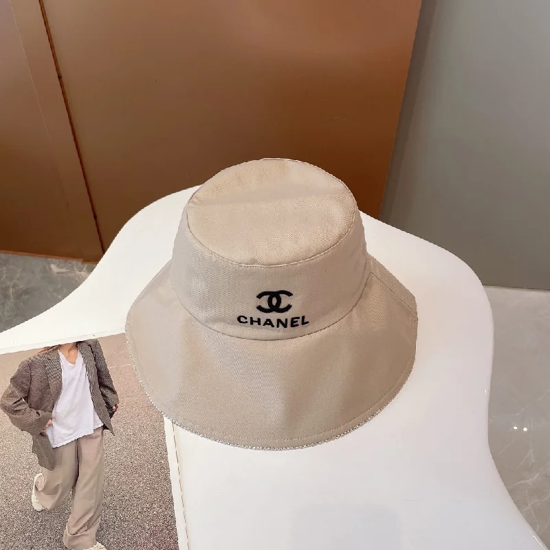 Chanel Cloche Hat Cream Chanel Hat