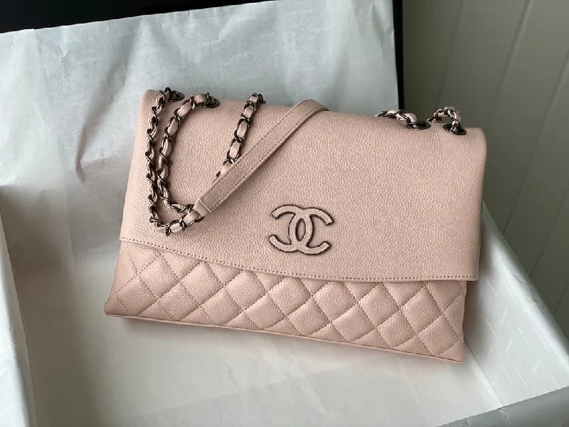 Chanel Flap Bag With Top Handle Pink Bag For Women 32cm/12.5in