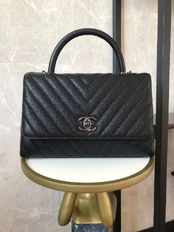 Chanel Maxi Flap Bag Black For Women 11.4in/29cm