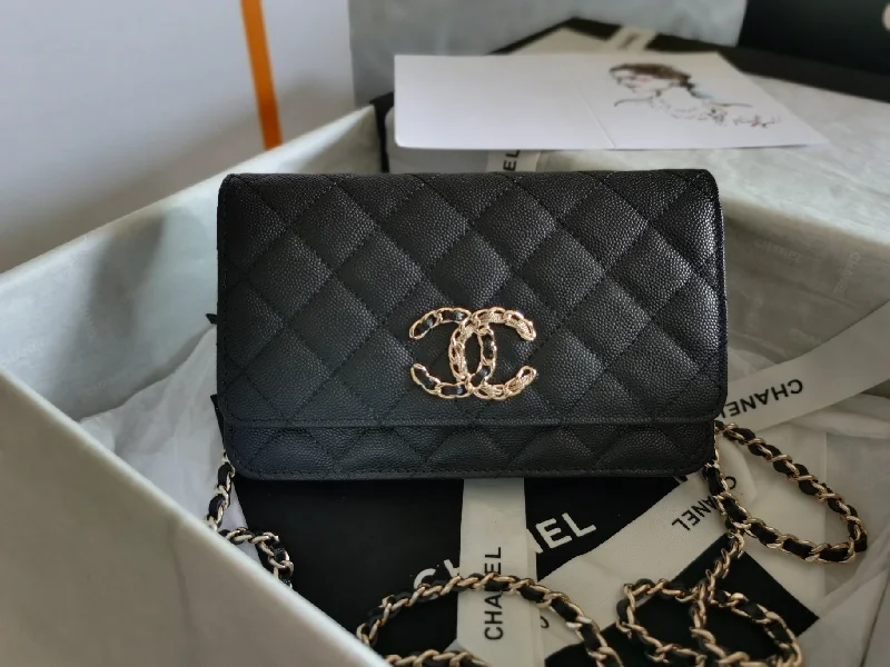 Chanel Mini Flap Bag Black For Women 7.2in/18.5cm