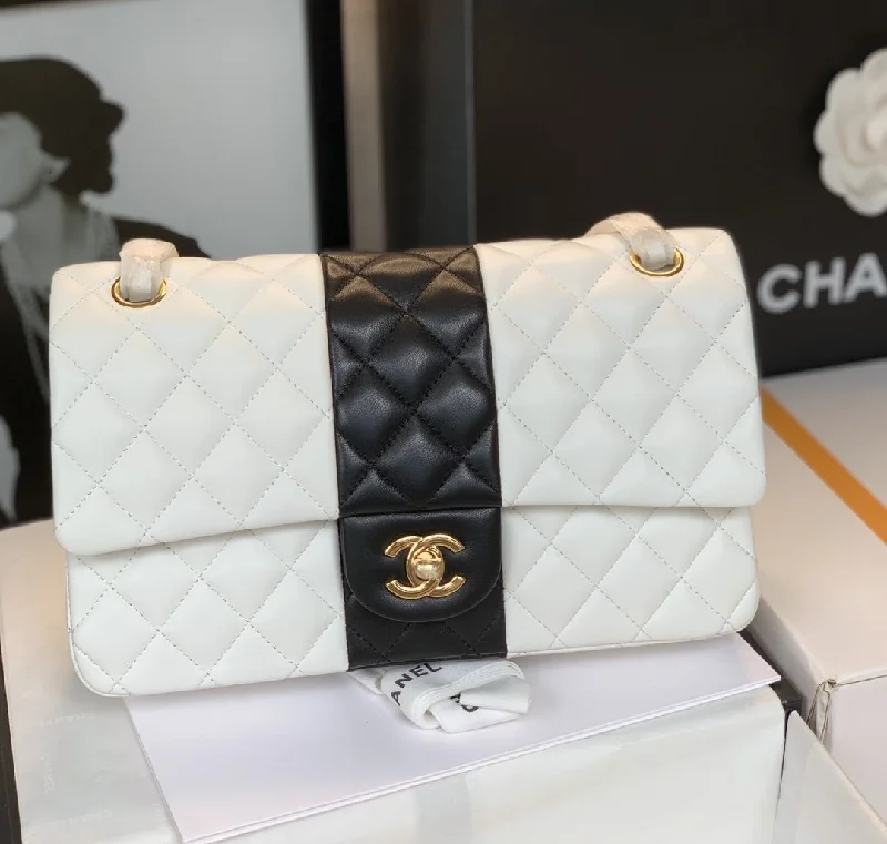 Chanel Mini Flap Bag White For Women 9.8in/25cm