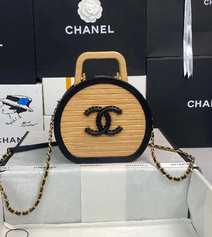 Chanel Small Vanity Case Brown For Women 8in/20.5cm