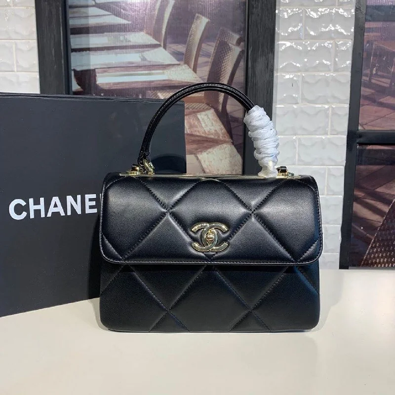 Chanel Trendy CC Bag Black For Women. Women-s Handbags. Shoulder And Crossbody Bags 10.2in/26cm