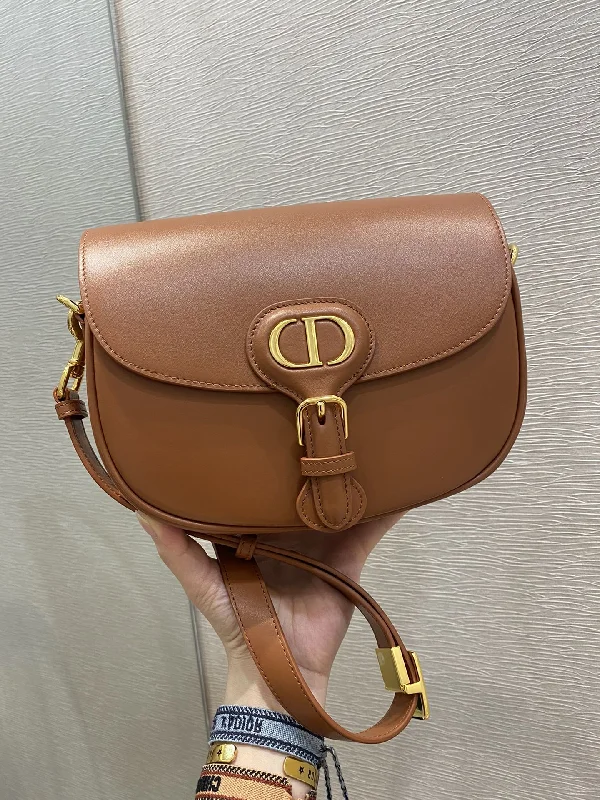 Christian Dior Brown Medium Dior Bobby Bag For Women 22cm/9in