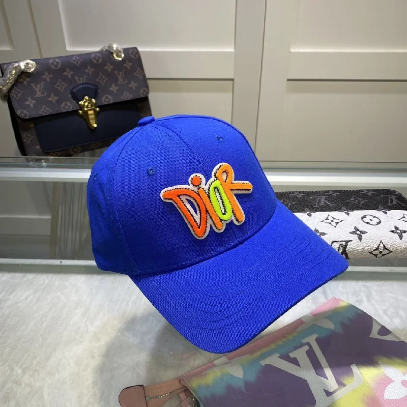 Christian Dior Jack Dior Baseball Cap In Blue