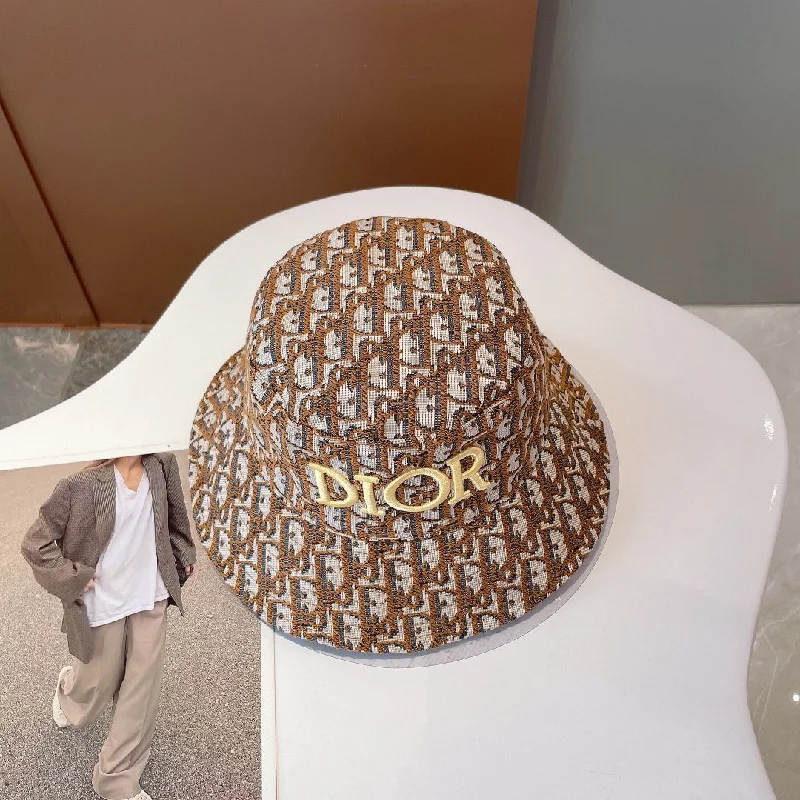 Christian Dior Jack Dior Bucket Hat Brown Hat