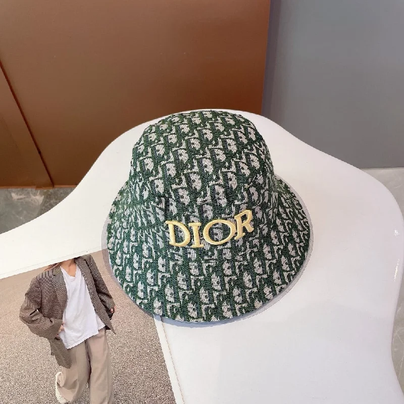 Christian Dior Jack Dior Bucket Hat Green Hat