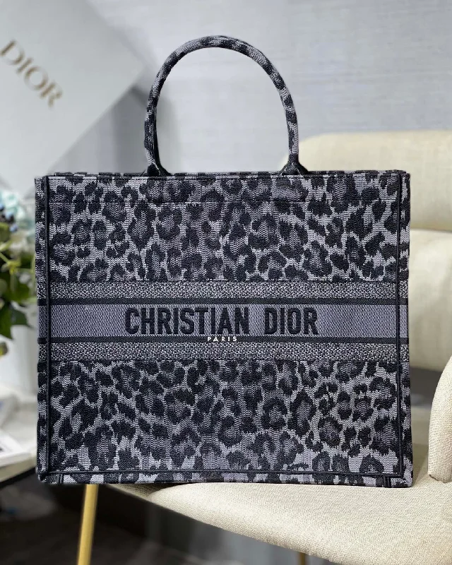 Christian Dior Large Dior Book Tote Gray Multicolor . For Women. Women-s Handbags 16.5in/42cm CD M1286ZRHM_M842