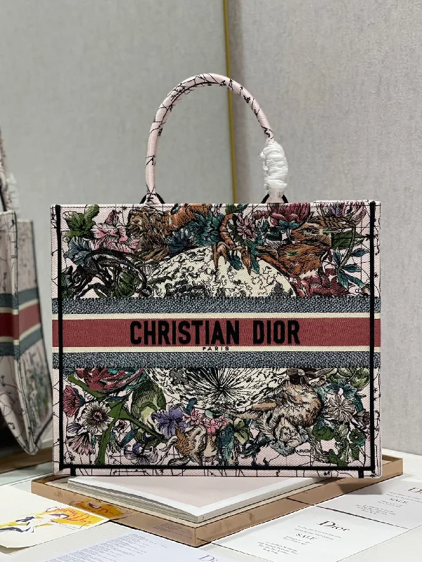 Christian Dior Large Dior Book Tote Multicolor Dior Constellation Embroidery. Multicolor. For Women Women-s Handbags. Shoulder Bags. 42cm CD